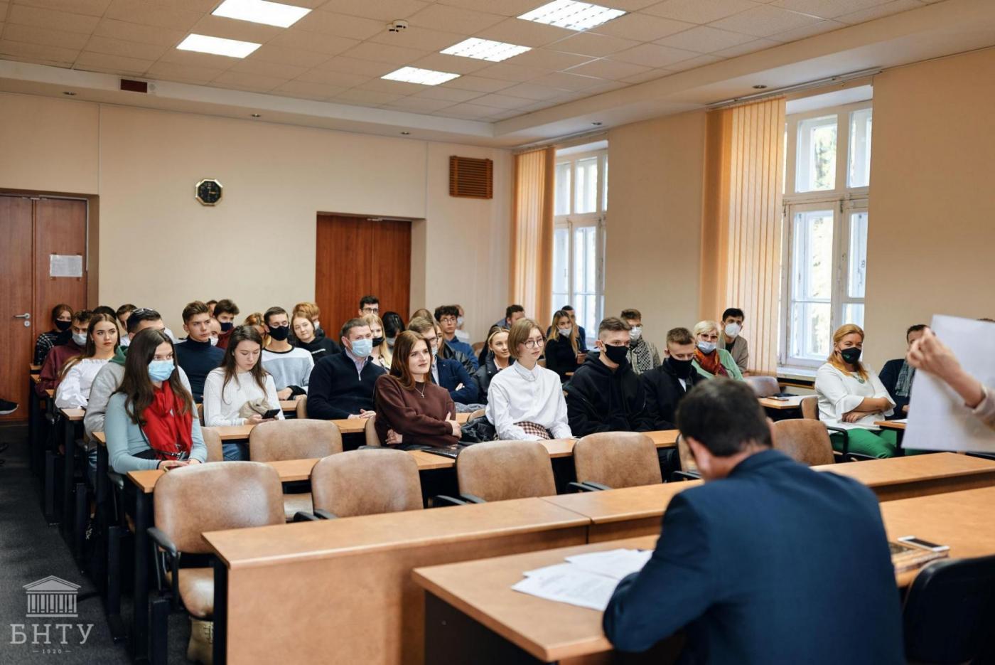 Встреча руководства ОАО «МАЗ» со студентами БНТУ